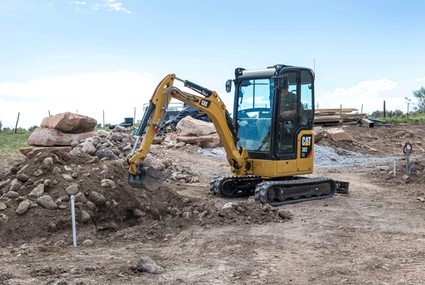 Cat mini excavators performance